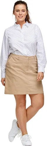 Vista 5 de Ellos Falda pantalón chino de talla grande para mujer