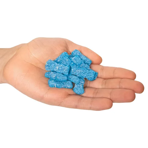 Vista 7 de SOUR PATCH KIDS Caramelo suave y masticable de frambuesa azul, bolsas de 12-8 onzas
