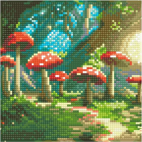 Vista 17 de DIAMOND ART BY LEISURE ARTS Kits de pintura de diamantes para adultos, abeja principiante de 8 x 8 pulgadas