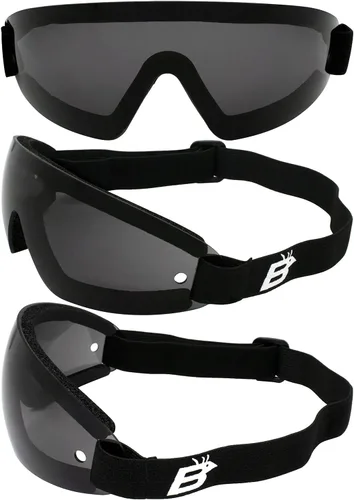 Vista 3 de Birdz Gafas de la serie Wing (transparente, azul, amarillo, lente ahumada, juego de 4)