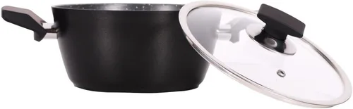 Vista 8 de Serenk Juego de ollas y sartenes de acero inoxidable, antiadherentes, 7 piezas, utensilios de cocina no tóxicos, utensilios de cocina de inducción