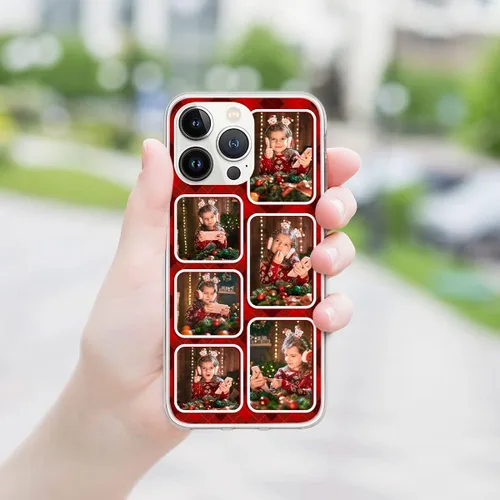 Vista 5 de CUBICER Fundas personalizadas para teléfono, fotos de aniversario personalizadas, a prueba de golpes, regalos de boda para mujeres, hombres