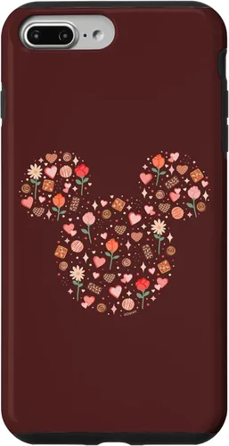 Vista 12 de iPhone 13 Pro Max Disney Mickey Mouse Icon Fill Chocolates Flowers Hearts Love Case