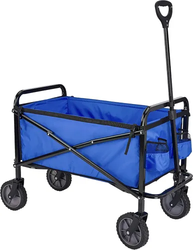 Vista 10 de Amazon Basics - Carro plegable resistente para exteriores, para deportes al aire libre, con capacidad de peso de 265 libras, para acampar, jardín