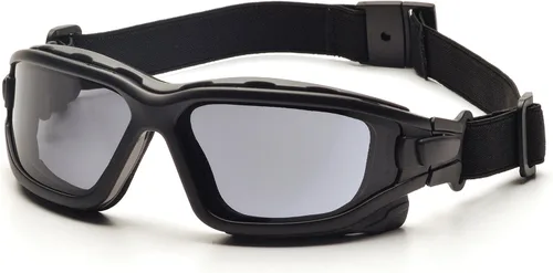 Vista 9 de PYRAMEX I-Force Sporty Dual Pane Anti-Fog Goggle, Black Frame/Clear Anti-Fog Lens