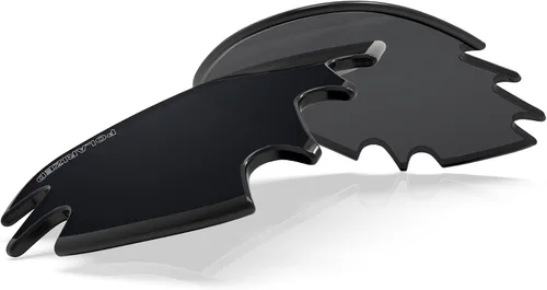 Vista 2 de BLAZERBUCK Lentes de repuesto polarizadas y kit de calcetines para Oakley Jawbone Racing Jacket - Negro ventilado