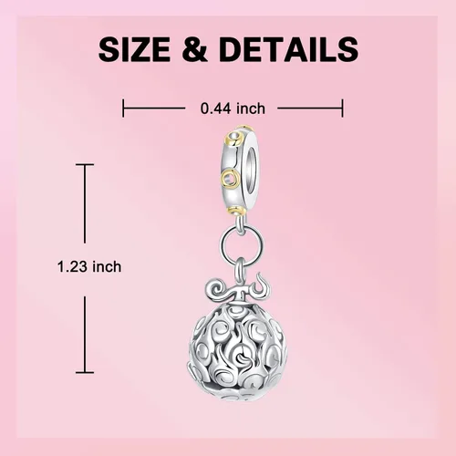 Vista 41 de Dije de girasol con diseño de estrella y luna y elefante para pulsera, collar de plata de ley 925, dijes de corazón de amor para mujer, regalo