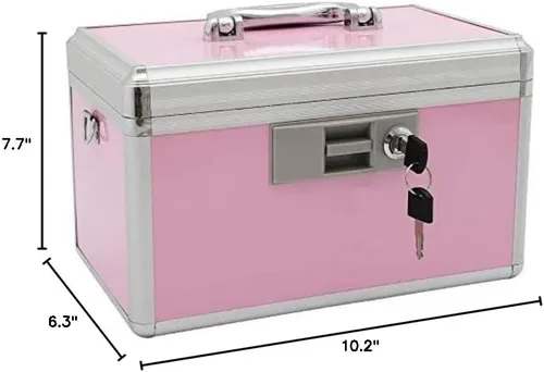 Vista 9 de xydstay Caja de Almacenamiento de Medicamentos, Caja de Almacenamiento de Primeros Auxilios y Medicamentos Segura, Gabinete Diario de Medicamentos