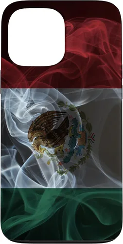 Vista 24 de Smoky Mexico Flag - Funda para iPhone 17 con diseño de orgullo mexicano ahumado