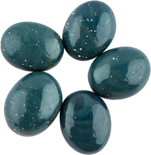 Vista 14 de 5pcs, Bulk Natural Gemstone Cabochon, Polished Flatback Stone, Wholesale Loose Cabs Supply, DIY Jewelry Making, Chakra Healing Crystal, Birthstone