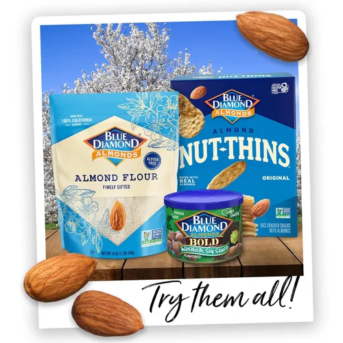 Vista 43 de Blue Diamond Almonds, Almendras espolvoreadas de cacao asadas al horno, 14 onzas