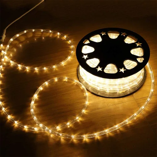 Vista 7 de luces de cuerda LED de 100 pies, luces de cuerda blancas de 720 LED para exteriores, luz de cuerda conectable, luces de cuerda para interiores
