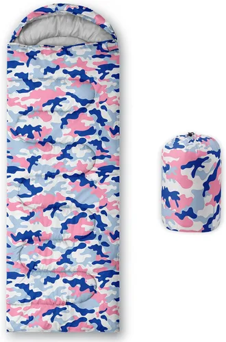 Vista 32 de HOSIMA Saco de dormir de mariposa para adultos y niños para campamento, saco de dormir ultraligero gótico negro para clima frío y verano.