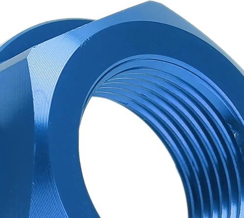 Vista 5 de Fydun M22x1.5 - Tuerca de bloqueo de eje de rueda de aluminio para motocicleta, repuesto para para (azul)