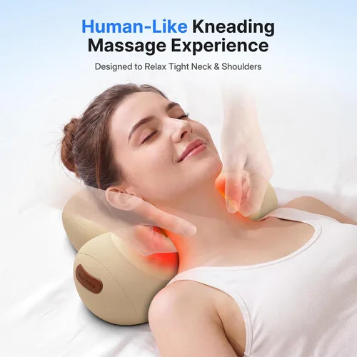 Vista 2 de Almohada masajeadora de cuello Shiatsu con masaje, calor y tracción Avena
