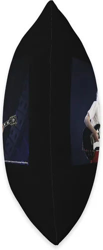 Vista 2 de AC DC Rock Concert Guitar Solo Live Stage Energy Throw Pillow