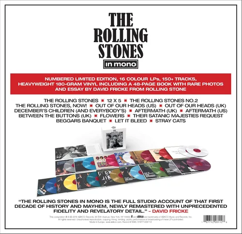 Vista 2 de The Rolling Stones In Mono16 Color LP Box Set