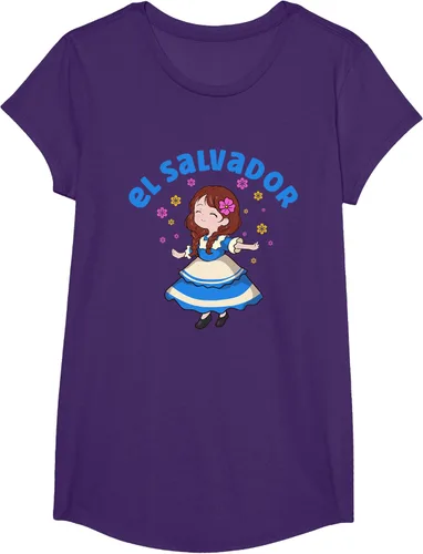 Vista 11 de Camiseta de mujer hispana con bandera salvadoreña de El Salvador Orgullosa, Negro