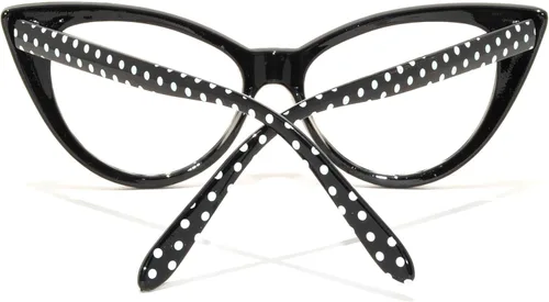 Vista 26 de OWL Gafas de sol Cateye para mujer, diseño retro clásico vintage con alas altas
