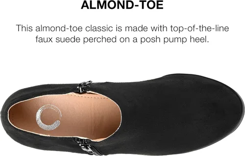 Vista 4 de Journee Collection Botines de tobillo de corte bajo con suela cómoda para mujer