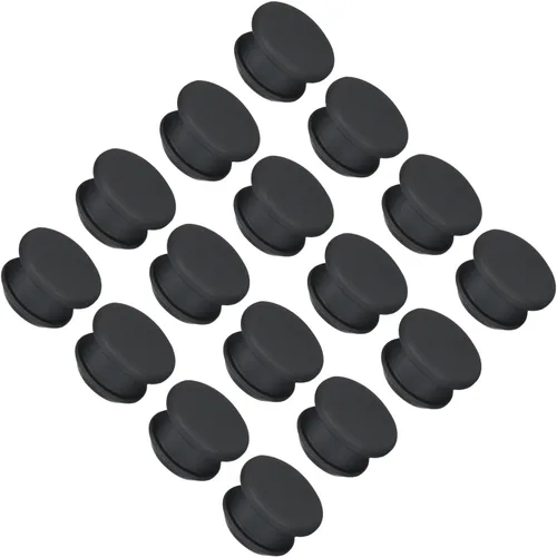 Vista 36 de MECCANIXITY Tapones de silicona con bloqueo de clic para cubrir agujeros de panel, sello de panel de goma tipo empotrado redondo para antepechos
