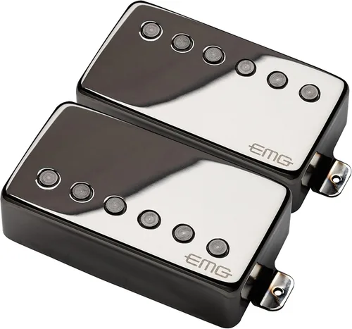 Vista 3 de EMG 57/66 Cuello y Puente Pickup Set - Negro