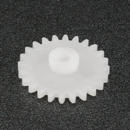 Vista 2 de uxcell 20 piezas de engranajes de plástico 24 dientes modelo 242A engranaje de reducción engranajes de gusano de plástico para RC coche robot motor
