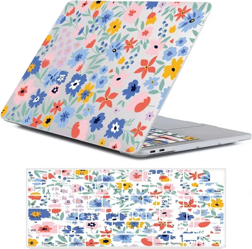 Vista 16 de Fancity Funda compatible con MacBook Pro de 13 pulgadas con Touch Bar versión 2022-2016, chip M2 M1 A2338/A2289/A2251/A2159/A1989/A1706, carcasa
