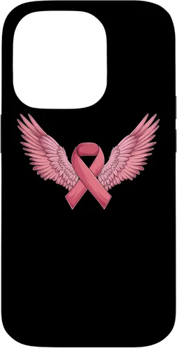 Vista 17 de Pink Ribbon Wings Breast Cancer Awareness Case for iPhone 17