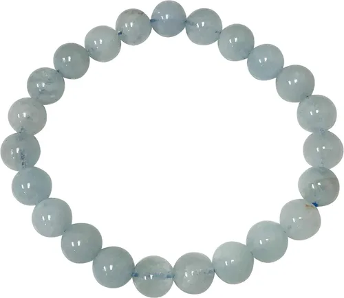Vista 410 de Gem Avenue Handmade Round Bead Stretch Bracelet Unisex Natural Stone Beaded Jewelry for Men & Women, Elastic Wristband for Daily Wear