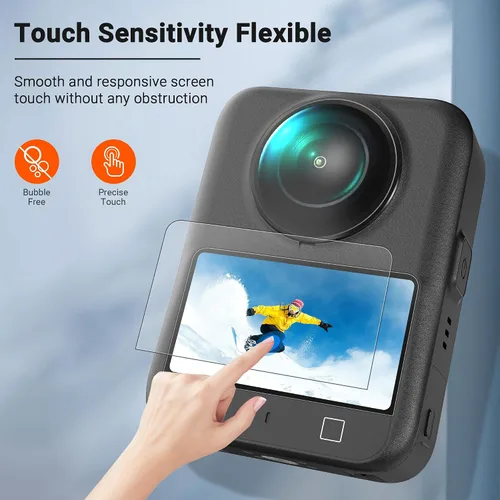 Vista 6 de Osmo 360 - Funda para accesorios DJI Osmo 360, con protector de pantalla Estuche rígido de almacenamiento de viaje compatible con protector
