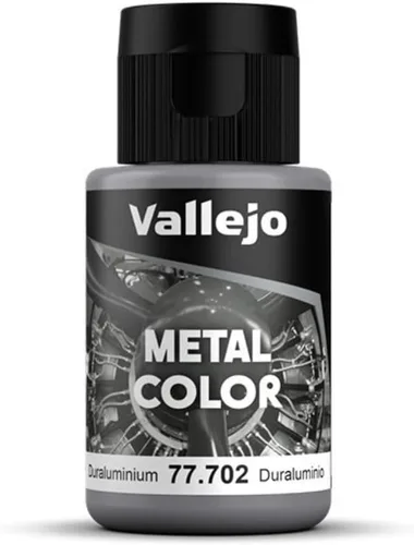 Vista 17 de Vallejo - Color Metálico Aluminio 32 ml (1.08 fl.oz.) Reproduce fielmente diferentes acabados metálicos