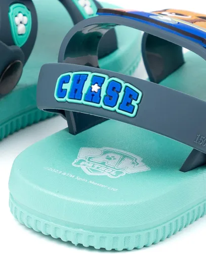 Vista 7 de Paw Patrol Sandalias para niños Deslizadores azules para niños con correa de apoyo Chase The Police Dog Zapatos de verano Calzado sin cordones