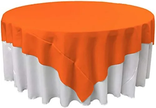 Vista 145 de LA Linen. Mantel cuadrado de popelina de poliéster