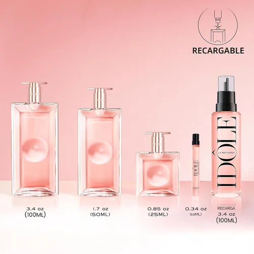 Vista 3 de Lancôme Idôle Eau de Parfum - Long Lasting Fresh & Floral Women's Perfume