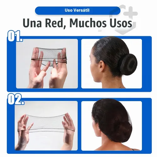 Vista 6 de Smilco - Paquete de 100 redes de pelo de nailon negro de 26 pulgadas para trabajadores de servicio de alimentos Malla de nailon transpirable