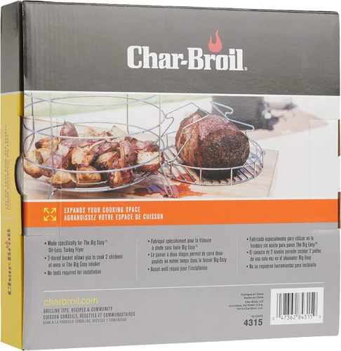 Vista 3 de Char-Broil The Big Easy Bunk Bed canastilla