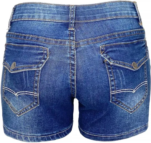 Vista 2 de PHOENISING Pantalones de mezclilla sexy con curvas para mujer, pantalones elásticos para correr, cómodos para la playa