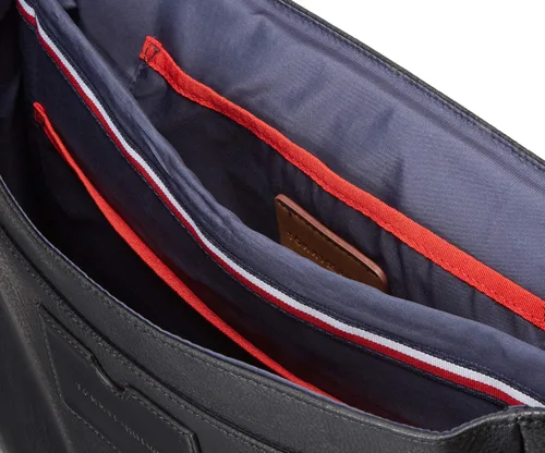 Vista 5 de tommy hilfiger para hombre Leo Cordura Nylon mensajero