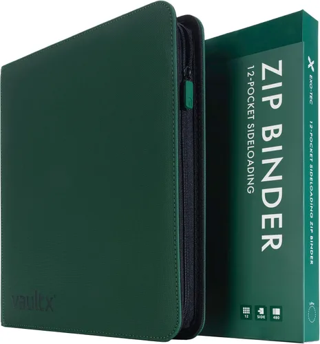 Vista 19 de Vault X Carpeta de tarjetas coleccionables con cremallera de 12 bolsillos Negro