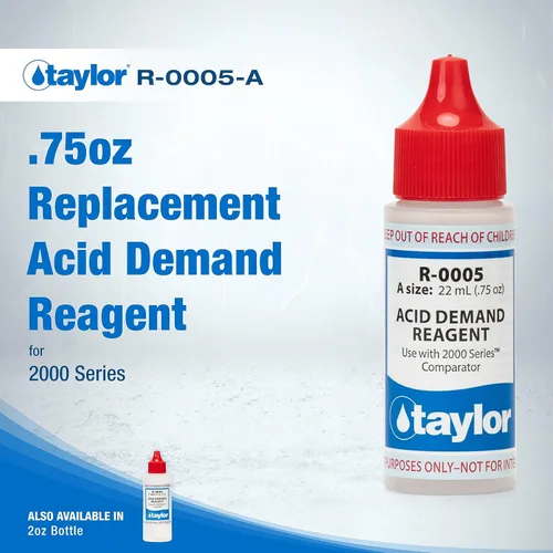 Vista 2 de Taylor R-0005-A-24 Reactivos de reemplazo Demanda de ácido 5, como se muestra
