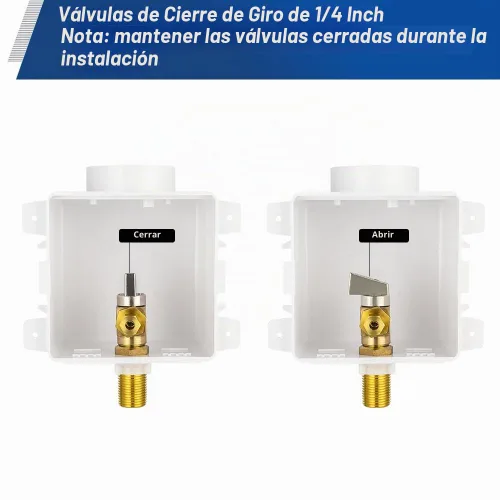 Vista 6 de 1 caja de máquina de hielo EFIELD, conexión de entrada MIP de sudor de 1/2