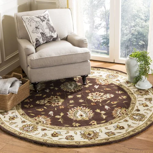 Vista 19 de SAFAVIEH Total Performance Collection - Alfombra decorativa, 2 x 3 pies, marrón y marfil, oriental, enganchada a mano, no desprende pelusa