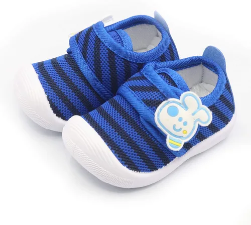 Vista 3 de WILLFUN Zapatos chirriantes para bebés, niños y niñas, tenis para primeros caminos, suela suave, para niños pequeños de 0 a 3 años