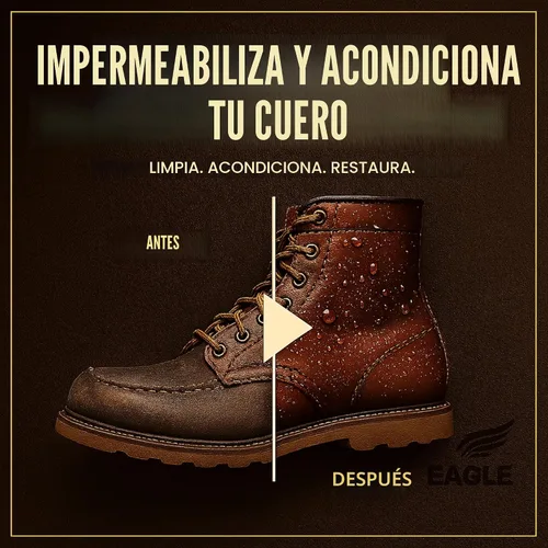 Vista 3 de Kit de Cuidado de Botas de Cuero – Aceite de Visón, Jabón para Monturas de Cuero, Aplicadores y Paño – Kit de Cuidado de Cuero, Kit de Cuidado