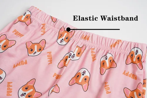 Vista 5 de Vopmocld Conjunto de pijama de 2 piezas con bonito diseño de panda para niñas grandes