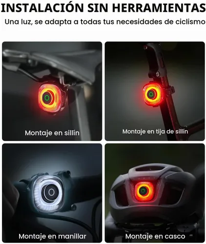 Vista 7 de Magicshine HORI1300S & SEEMEE 150 MAG Luces de Bicicleta Delanteras y Traseras, Control FTR LightSync de Un Toque, Luz Delantera de 1300LM y Luz