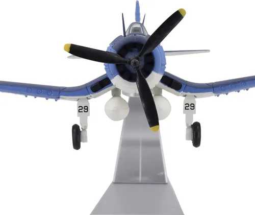 Vista 9 de TANG DYNASTY 1:72 F4U Corsair Metal Fighter modelo de avión de ataque, Marina de los Estados Unidos, modelo de avión militar, avión fundido a