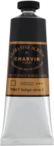 Vista 120 de Charvin Pintura acrílica profesional extrafina – verde absenta, tubo de 2.1 fl oz, pigmentos de triple fresado, resistente a la luz, pinturas