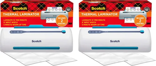 Vista 12 de Laminator térmico Scotch Pro, sistema de 2 rodillos, 16.06 x 4.25 x 4.96 pulgadas, Verde, Blanco